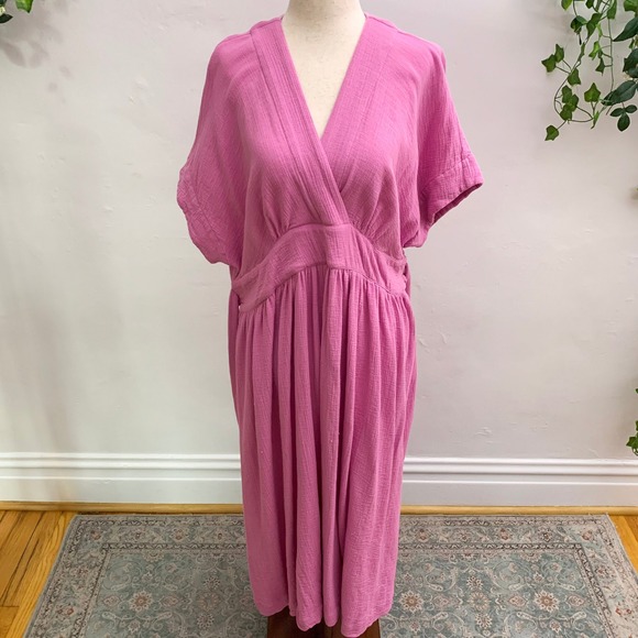 Hatch Maternity Pink Carolina Dress Size 4 - Picture 3 of 11